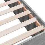  Okvir kreveta boja betona 100x200 cm od konstruiranog drva | shoptok.hr