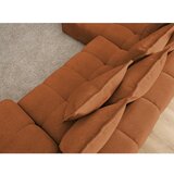 Bobochic Paris Sklopiva/s prostorom za odlaganje kutna garnitura od šenila boja terakote (s lijevim kutom/s ležaljkom) Everest – | shoptok.hr