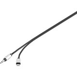 Renkforce USB / Utičnica Audio Priključni kabel [1x Muški konektor Apple Dock Lightning - 1x 3,5 mm banana utikač] 1.2 m Crna Aluminijski Cijene