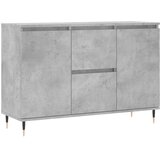  Komoda siva boja betona 101,5x35x70 cm od konstruiranog drva | shoptok.hr