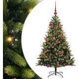 vidaXL Umjetna zložljiva božićna jelka 150 LED Zelena 150 cm PVC in PE, (5000073127) | Shoptok.si