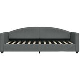  Dnevni krevet na razvlačenje tamnosivi 80 x 200 cm od tkanine | shoptok.hr
