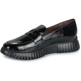 Wonders Mokasini LACK Črna | Shoptok.si