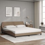 vidaXL Krevet s madracem cappuccino 180x200 cm umjetna koža | shoptok.hr