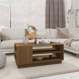 Furnova Klubska mizica rjavi hrast 102x55x43 cm iverna plošča, (21912998) | Shoptok.si