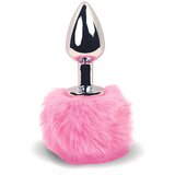 Bunny Tails Butt Plug Pink Cene