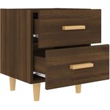  Noćni ormarići 2 kom boja smeđi hrasta 40 x 35 x 47,5 cm | shoptok.hr