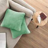 DecoKing Ukrasna jastučnica Henry 45x45 cm, mint zelena Slike