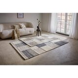 Linea Natura ročno tkana preproga nordic 80/150 cm tkano siva, temno siva | Shoptok.si