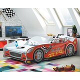  Drveni dječji krevet AUTO 160x80cm - srebrni | shoptok.hr