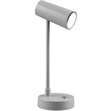 Tri O Svijetlo siva LED stolna lampa s mogućnosti zatamnjivanja (visina 28 cm) Lenny – Cijene