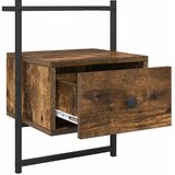  Noćni ormarići zidni 2 kom boja hrasta 35 x 30 x 51 cm drveni | shoptok.hr