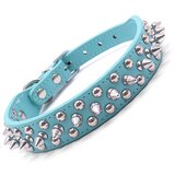 INF Ovratnica za hišne ljubljenčke - Udobno PU usnje Blue L, (5000124437) | Shoptok.si