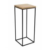  Stalak za cveće BASICLOFT 60x24 crna/smeđa | Eponuda.com