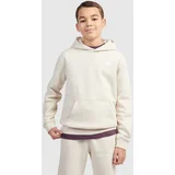 Brush Back Small Logo Kids Pulover s kapuco timberwolf