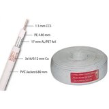  Koaksijalni kabl RG6 1,1 mm CCS 100 m Cene