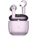 Ksix bežične slušalice Meteor, Metalno kućište, ENC, 4+28 h autonomija, roze | shoptok.hr