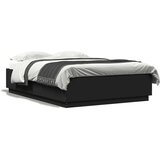 vidaXL Okvir kreveta crni 120 x 200 cm od konstruiranog drva | shoptok.hr