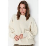 Trendyol Ecru Oversize Knitwear Sweater Cene