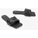 Gemre Black braided Chimmie slides | Shoptok.si