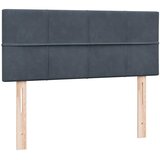 Box Spring krevet s madracem tamno sivi 120x220 cm baršun | shoptok.hr