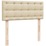  Krevet box spring s madracem krem 120 x 190 cm od tkanine | shoptok.hr