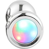 Desirel GlowPlug - svjetleći analni plug - mali (srebrni) | shoptok.hr