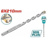 Total sds plus burgija 6 x 210mm,krstasti vrh TAC310603C Cene