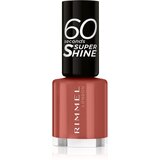 Rimmel London 60 Seconds Super Shine lak za nokte nijansa 707 Tan-A-Cotta 8 ml | shoptok.hr