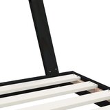  Za dječji krevet crni 80 x 200 cm od masivne borovine | shoptok.hr
