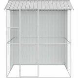  Kavez za ptice s pohranom Siva 215 x 210 x 247 cm Cinkani čelik | Eponuda.com