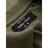 Ombre Men's polo shirt with zip neckline - olive | shoptok.hr