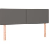  box spring s madracem LED sivi 140x200cm od umjetne kože | shoptok.hr
