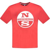 North Sails MEN&#39;S SHORT SLEEVE T-SHIRT RED Cijene