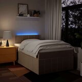 vidaXL Krevet box spring s madracem krem 120 x 190 cm od tkanine | shoptok.hr
