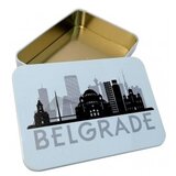 Metalna kutija belgrade 14,2x10x3 cm plava