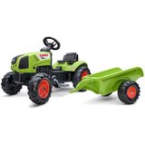 Falk Claas zeleni traktor sa pedalama i prikolicom +truba 2 godine. | shoptok.hr
