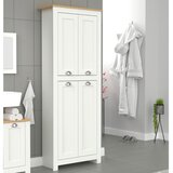 MID.YOU OMARA S KLASIČNIMI VRATI, bela, medeni hrast | Shoptok.si