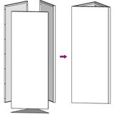 vidaXL Vrtne sadilice 2 kom trokutasta 40x34,5x70 cm od čelika COR-TEN | shoptok.hr