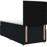  Boxspring krevet s madracem Crna 100 x 200 cm Tkanina Slike