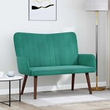 SOFA za dvije osobe Tirkizna 115 x 61 x 87 cm Baršun Cijene