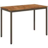  Stol za večeru u vrtu Prirodna i kava 108,5 x 55 x 75 cm | shoptok.hr