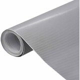  Folije za automobil 2 kom 4D srebrne 100 x 150 cm + 50 x 150 cm | shoptok.hr