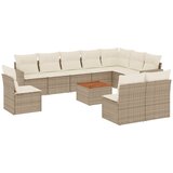  11-dijelni set vrtnih sofa od poliratana s jastucima bež | shoptok.hr