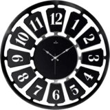 Mv Lux zidni sat - 734-12-500mm-CRNI-MVL | ePonuda.com