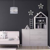  Luster na sajli HELEN 1xE27/15W/230V Ø 20 cm siva/srebrna | Eponuda.com