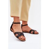 Maciejka Women's Leather Sandals On Flat Heel | Shoptok.si