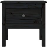  Bočni stolići 2 kom crni 50x50x49 cm od masivne borovine | shoptok.hr