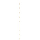  Zidni ukras u obliku ljestava 50x150 cm prirodna grana | shoptok.hr