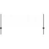vidaXL Ograda stupovi 11 kom U-kanal Siva 60 cm čelik, Šesterokutna ograda Siva 0,6x50 m čelik | shoptok.hr